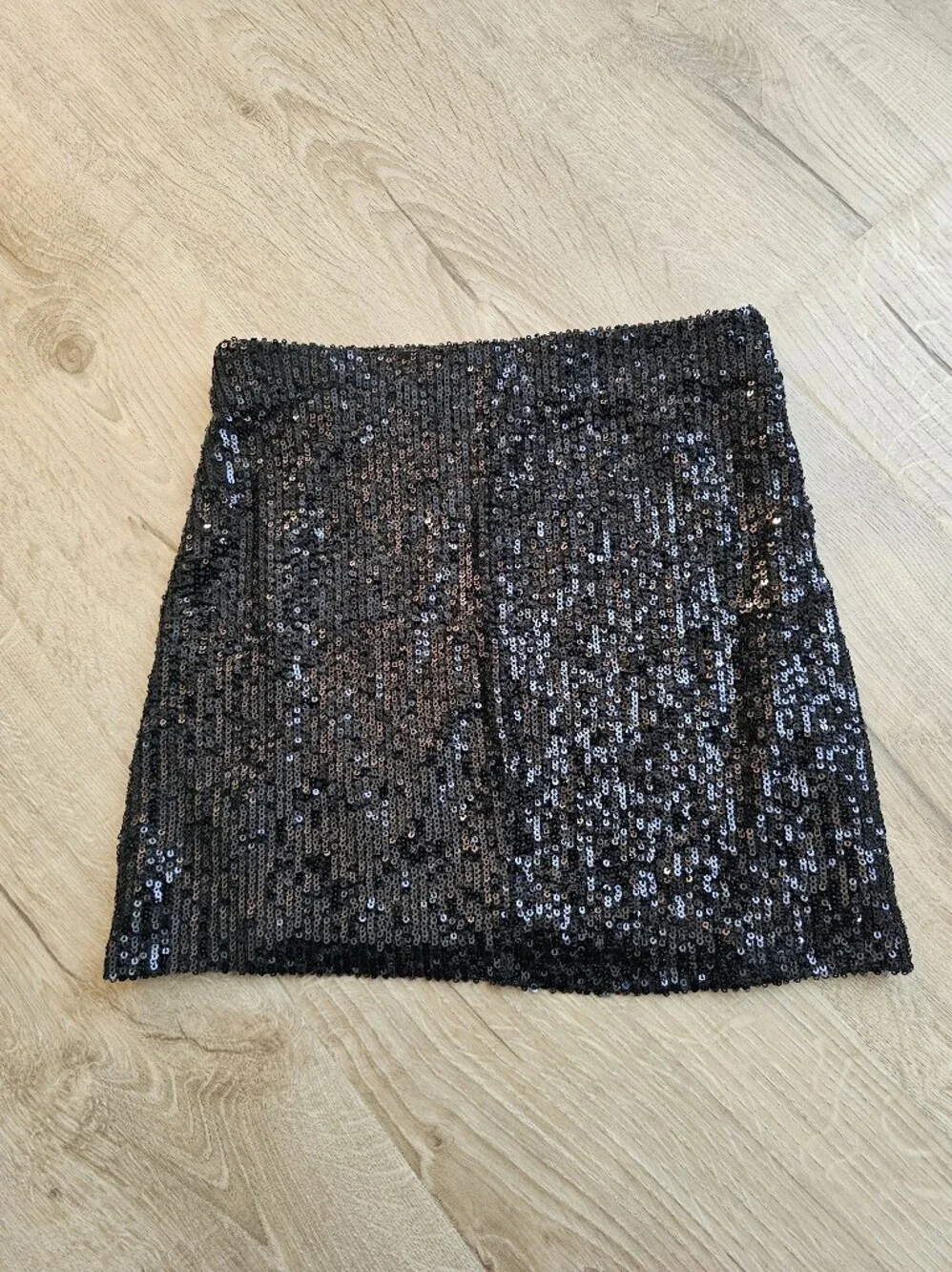 Art Class Girl Black Sequin Mini Skirt - Classic Party Style Size S(6)